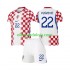 Camisola Croácia Luka Vuskovic 22 Criança Equipamento Primeiro Copa do Mundo 2026 Manga Curta